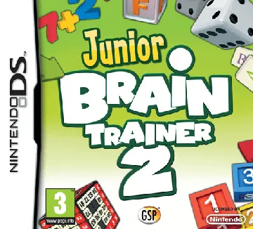 Junior Brain Trainer 2 (USA) (En,Fr,De,Es,It) box cover front